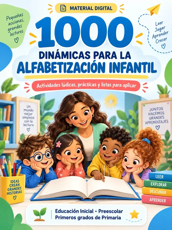 Portada de 1000 Dinámicas para la Alfabetización Infantil