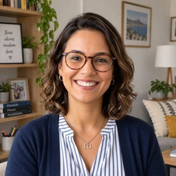 Foto de la Profa. Cibele Navarro
